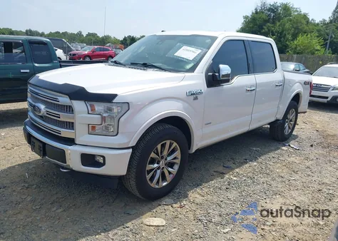 2017 Ford F-150 Platinum из США, поврежденный, VIN 1FTEW1EG8HFB97525